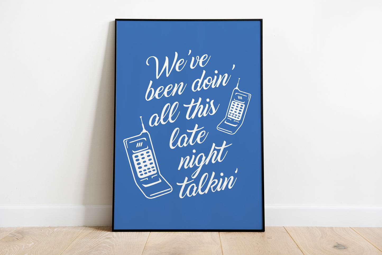 Late Night Talking Poster