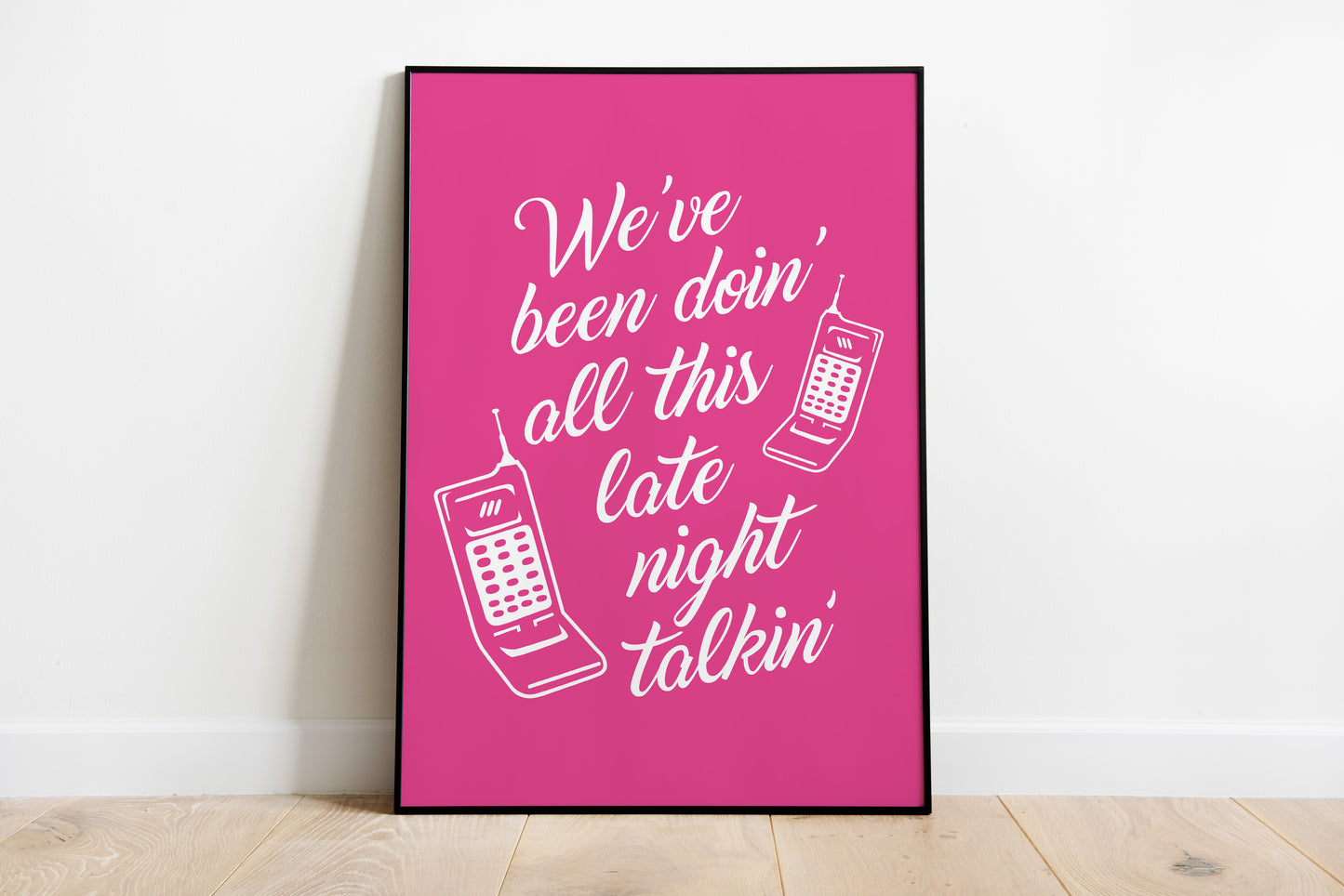 Late Night Talking Poster