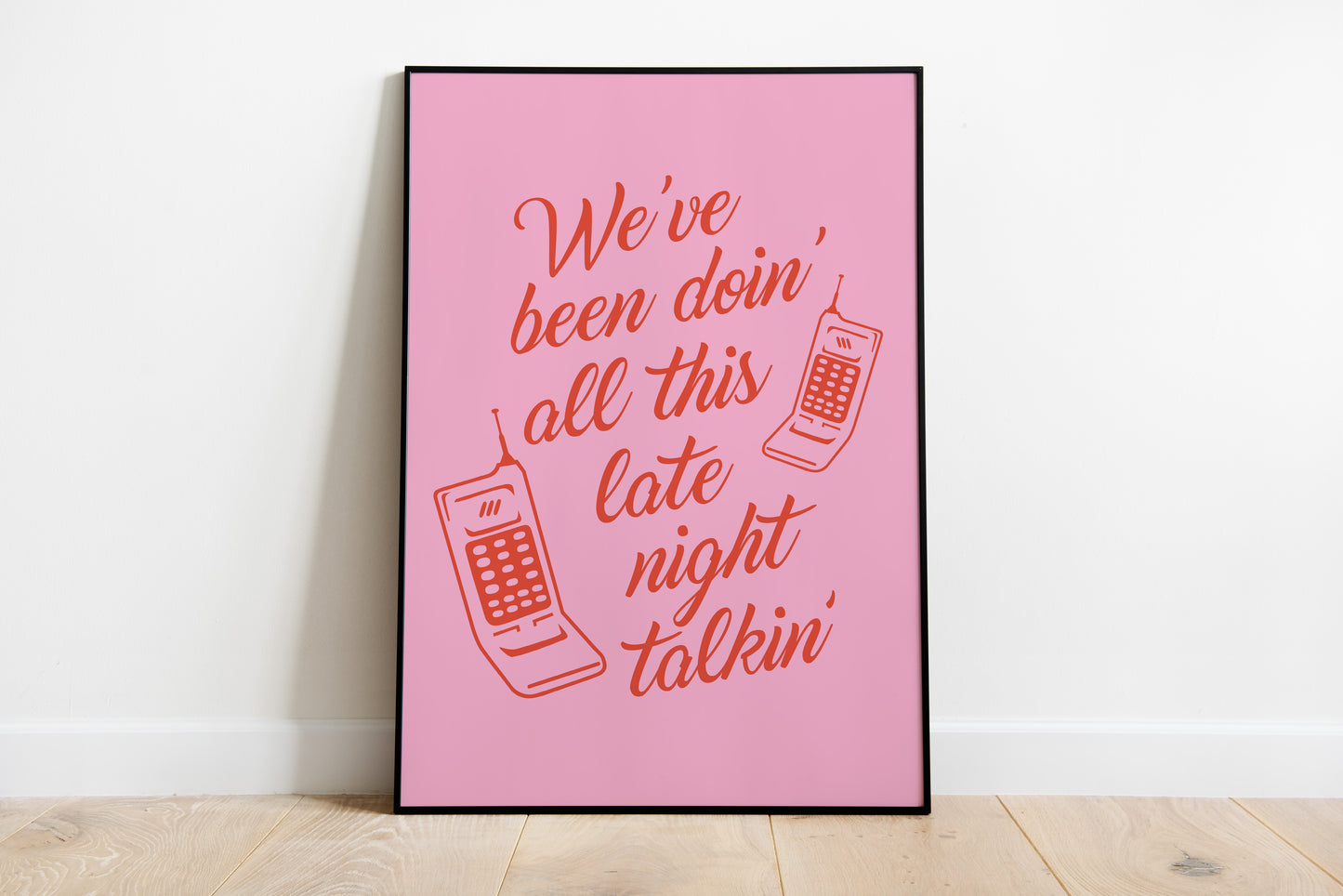 Late Night Talking Poster