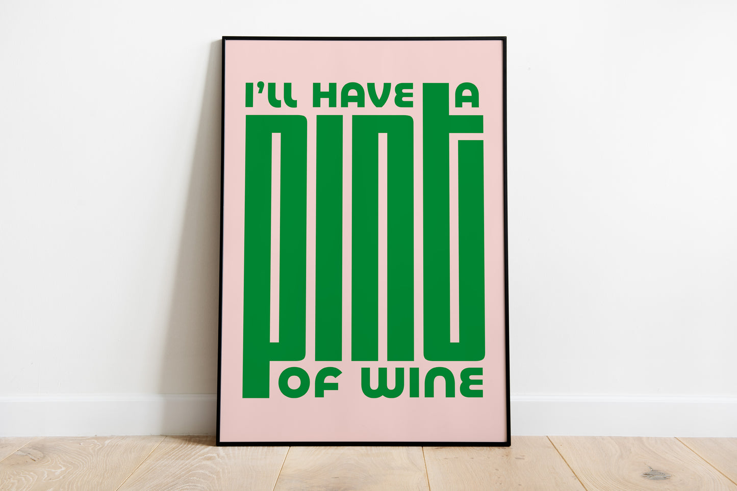 Pint of Wine Poster