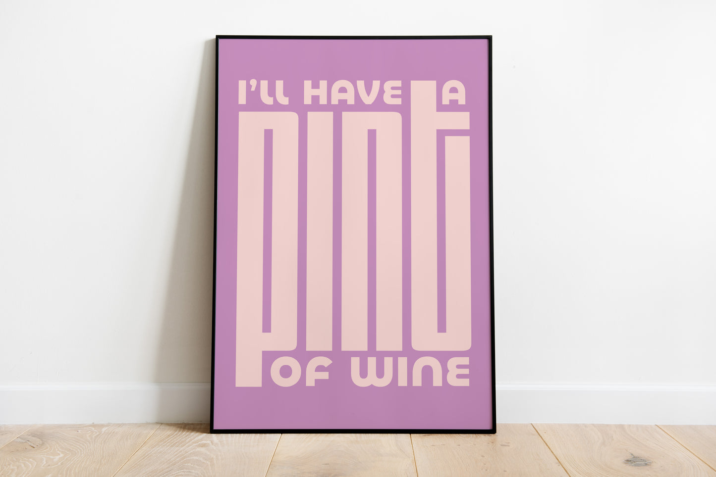 Pint of Wine Poster